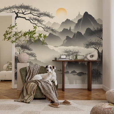 Samolepící fototapeta 3d Východní krajina