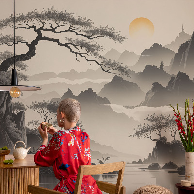 Samolepící fototapeta 3d Východní krajina