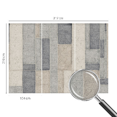 Samolepicí fototapeta na zeď Geometrická mozaika