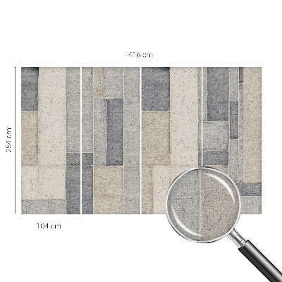 Samolepicí fototapeta na zeď Geometrická mozaika