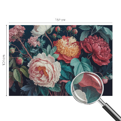 Samolepicí fototapeta do dětského pokoje Barevné květiny