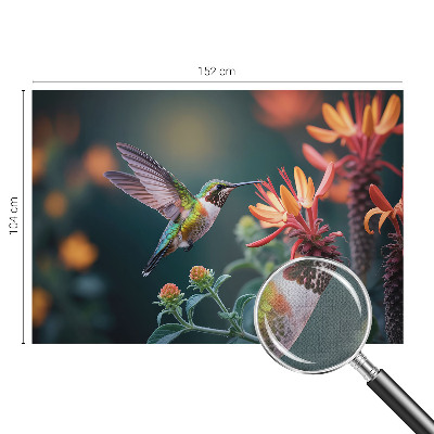 Fotografická tapeta na zeď Květiny kolibříka