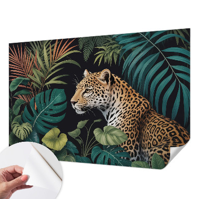 Moderní samolepicí fototapeta Exotický leopard