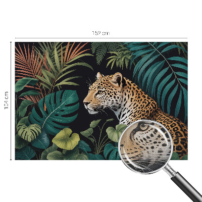 Moderní samolepicí fototapeta Exotický leopard