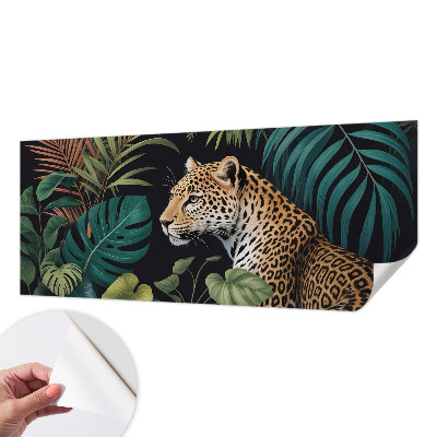 Moderní samolepicí fototapeta Exotický leopard