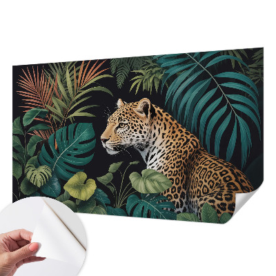 Moderní samolepicí fototapeta Exotický leopard