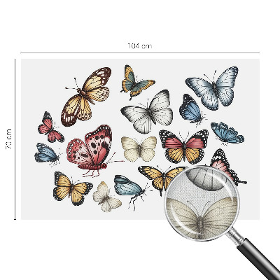 Samolepicí dekorativní fototapeta Ráj motýlů