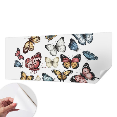 Samolepicí dekorativní fototapeta Ráj motýlů