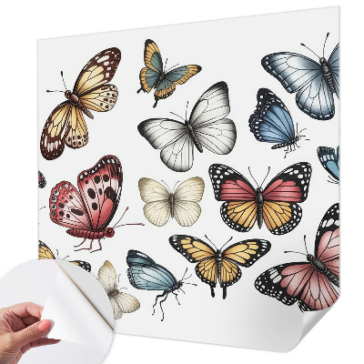 Samolepicí dekorativní fototapeta Ráj motýlů