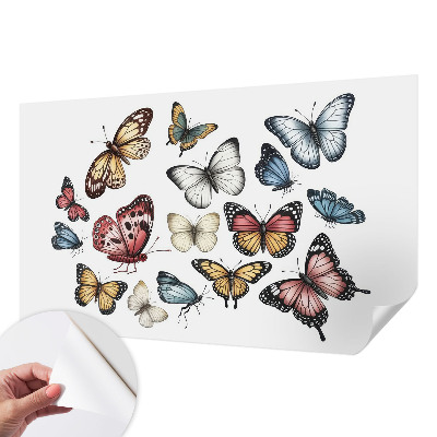 Samolepicí dekorativní fototapeta Ráj motýlů