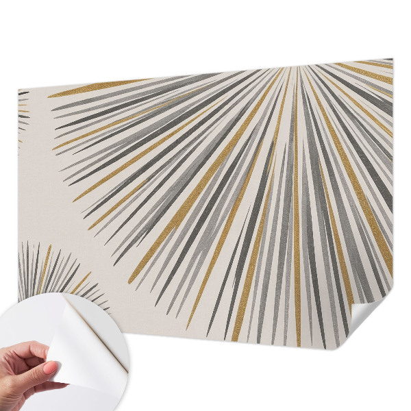 Samolepicí fototapeta na míru Geometrické vějíře