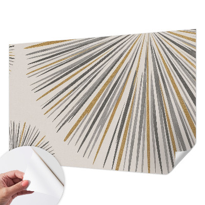 Samolepicí fototapeta na míru Geometrické vějíře