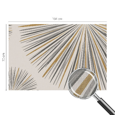 Samolepicí fototapeta na míru Geometrické vějíře