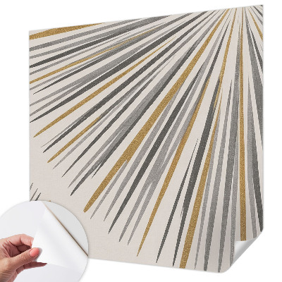 Samolepicí fototapeta na míru Geometrické vějíře