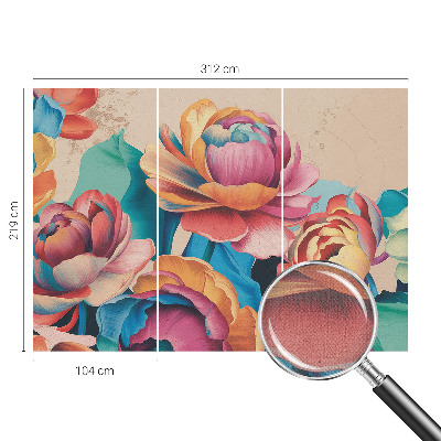 Fotografická tapeta samolepicí Květinová harmonie