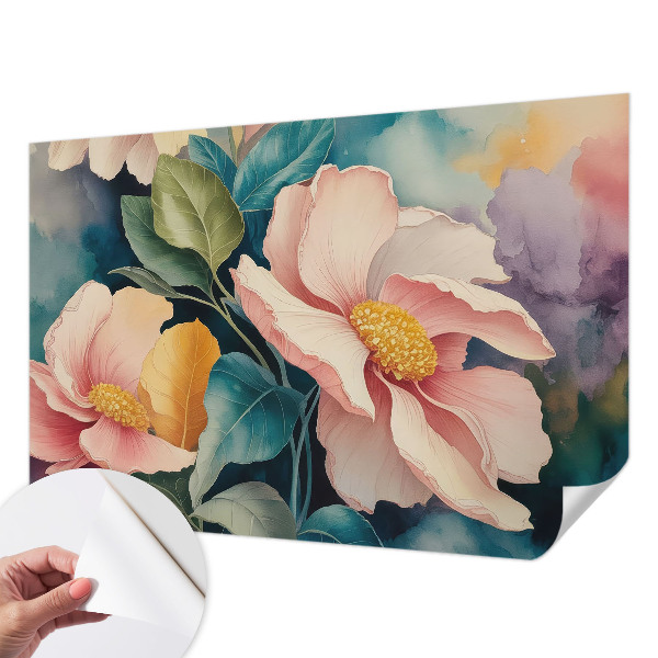 Samolepící fototapeta 3d Květinová elegance