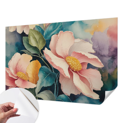 Samolepící fototapeta 3d Květinová elegance
