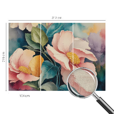 Samolepící fototapeta 3d Květinová elegance