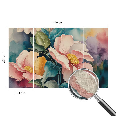 Samolepící fototapeta 3d Květinová elegance