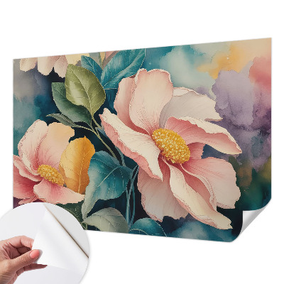 Samolepící fototapeta 3d Květinová elegance