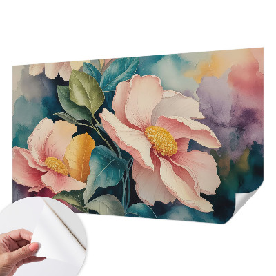 Samolepící fototapeta 3d Květinová elegance