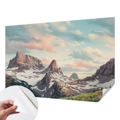 Samolepicí fototapeta na míru Horské panorama