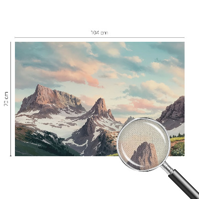 Samolepicí fototapeta na míru Horské panorama
