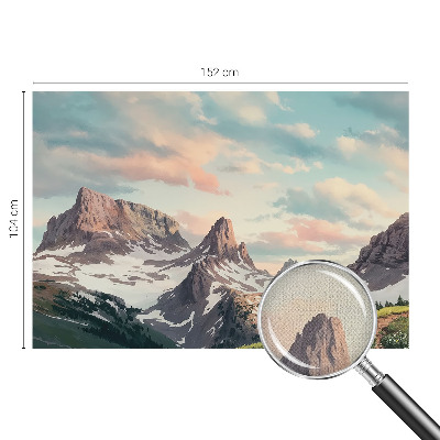 Samolepicí fototapeta na míru Horské panorama