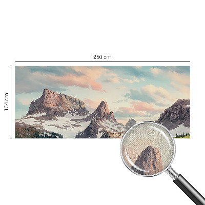 Samolepicí fototapeta na míru Horské panorama