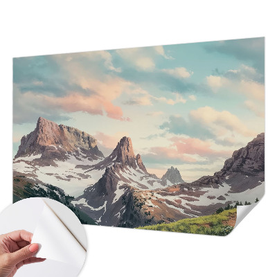 Samolepicí fototapeta na míru Horské panorama