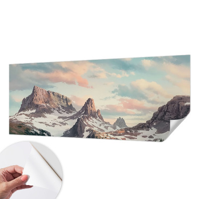 Samolepicí fototapeta na míru Horské panorama