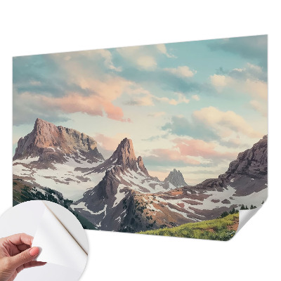 Samolepicí fototapeta na míru Horské panorama