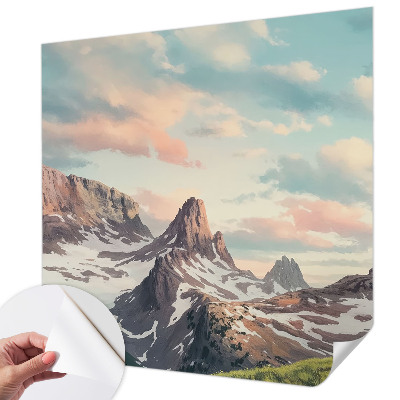 Samolepicí fototapeta na míru Horské panorama