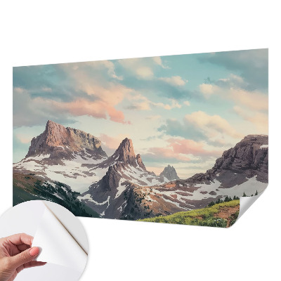 Samolepicí fototapeta na míru Horské panorama