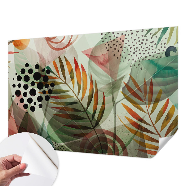 Samolepicí fototapeta Abstraktní listy