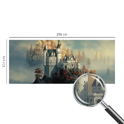 Samolepicí fototapeta do obýváků Pohádkový hrad