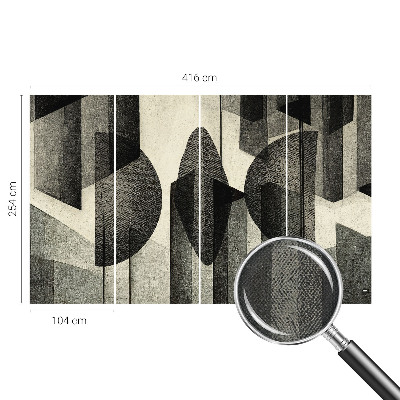 Moderní samolepicí fototapeta Geometrické tvary