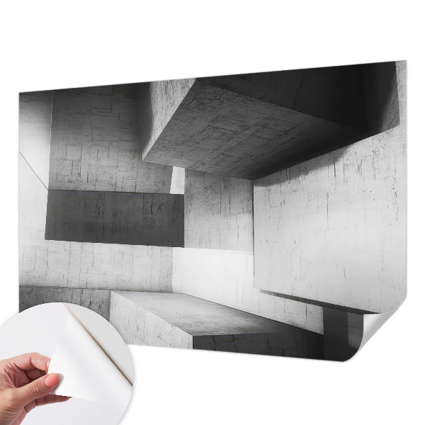 Samolepicí dekorativní fototapeta Geometrické sochy