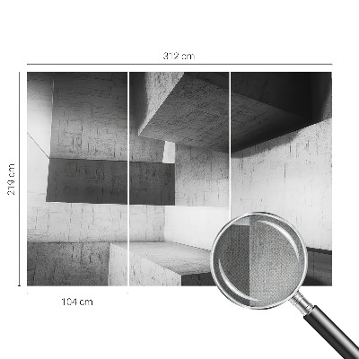 Samolepicí dekorativní fototapeta Geometrické sochy