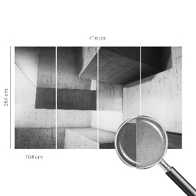 Samolepicí dekorativní fototapeta Geometrické sochy