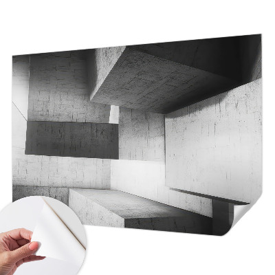Samolepicí dekorativní fototapeta Geometrické sochy