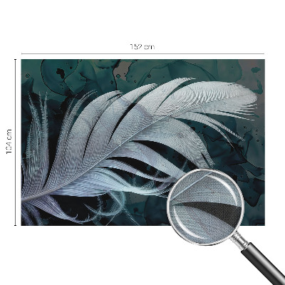 Samolepící fototapeta 3d Éterické pírko