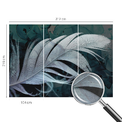 Samolepící fototapeta 3d Éterické pírko