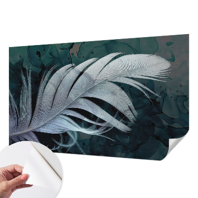Samolepící fototapeta 3d Éterické pírko