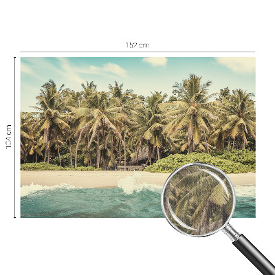 Samolepicí fototapeta do obýváků Tropická pláž