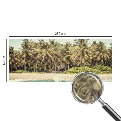 Samolepicí fototapeta do obýváků Tropická pláž