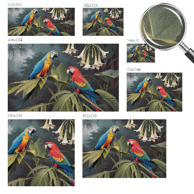 Fototapeta do dětského pokoje Barevní papoušci