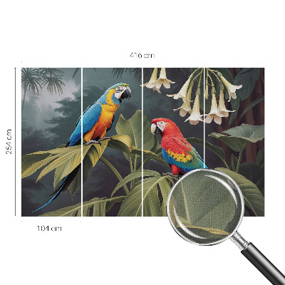 Fototapeta do dětského pokoje Barevní papoušci