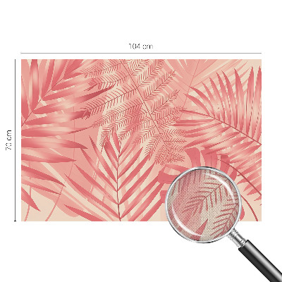 Samolepící fototapeta 3d Tropické listy