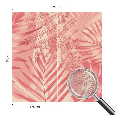 Samolepící fototapeta 3d Tropické listy